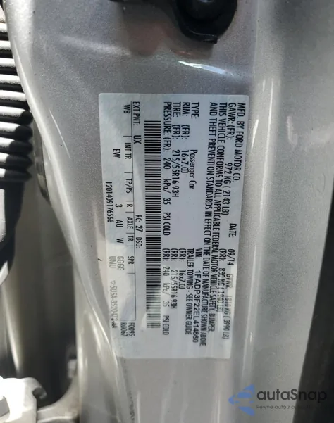 2014 Ford Focus Se from USA, damaged, VIN 1FADP3F22EL414660